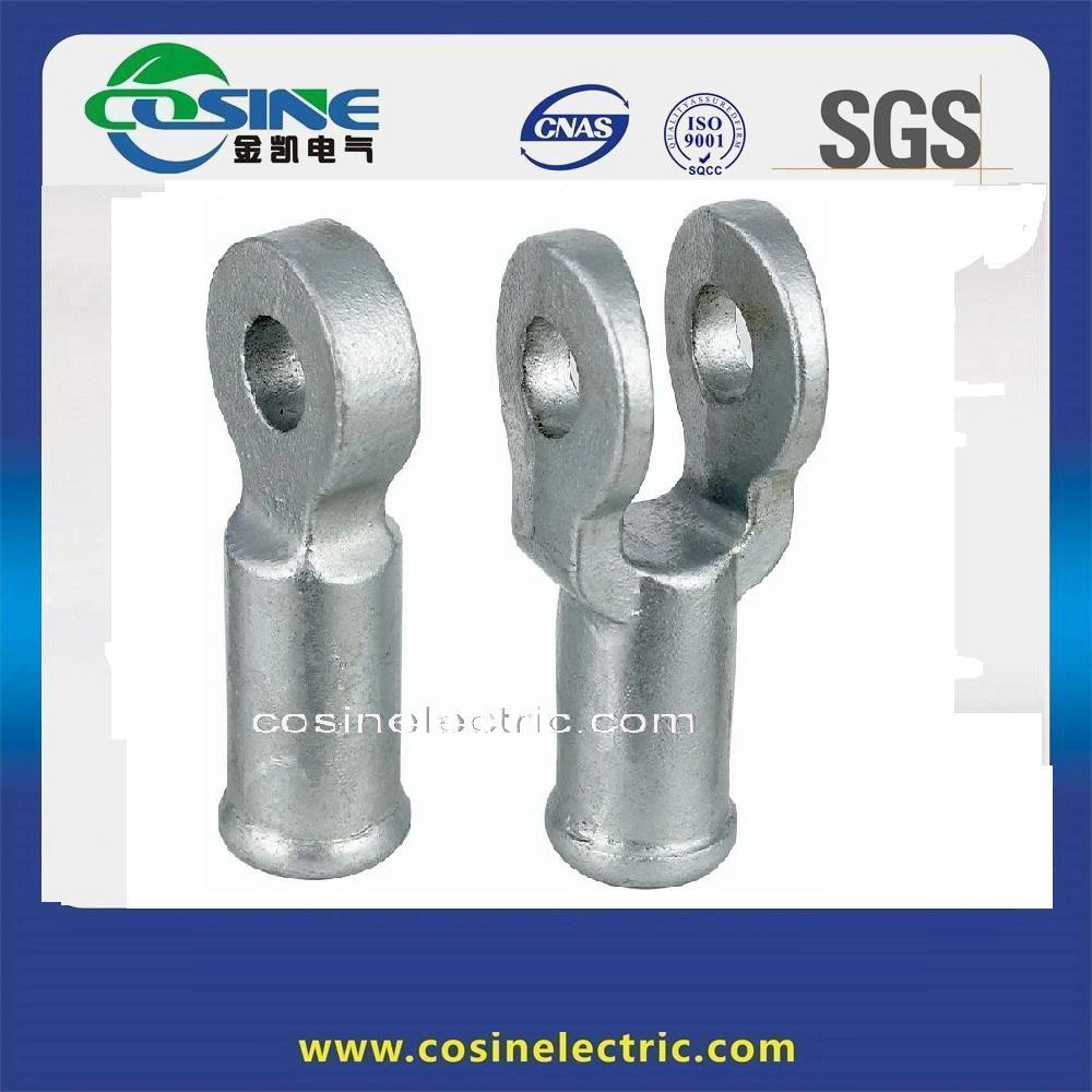 Polymer Insulator Metal End Fitting/Tongue and Clevis/70kn-35kv