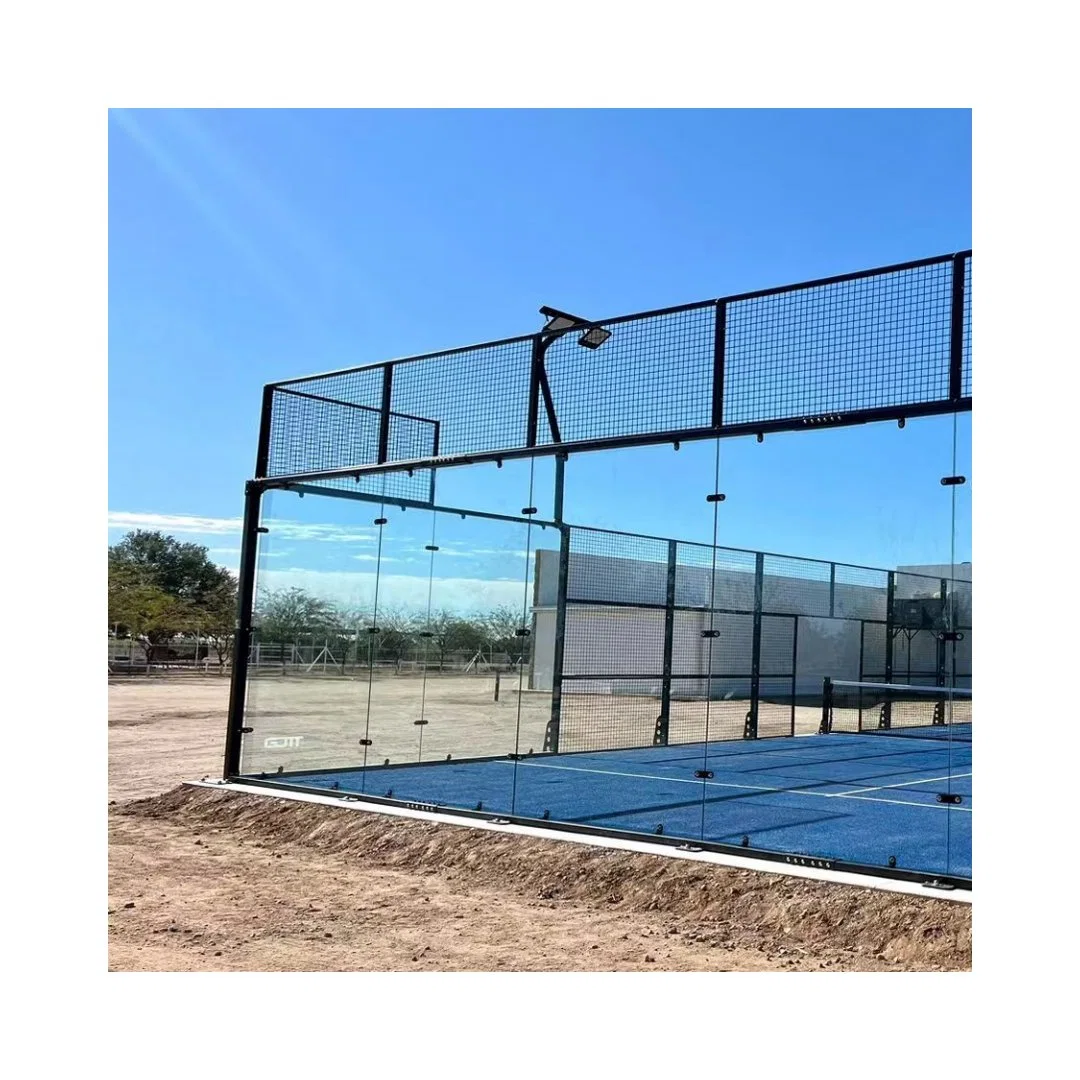 Artificial Grass Cancha Padel Shengshi Padel Court Company Net Sport Court Panoramic Court Padbol