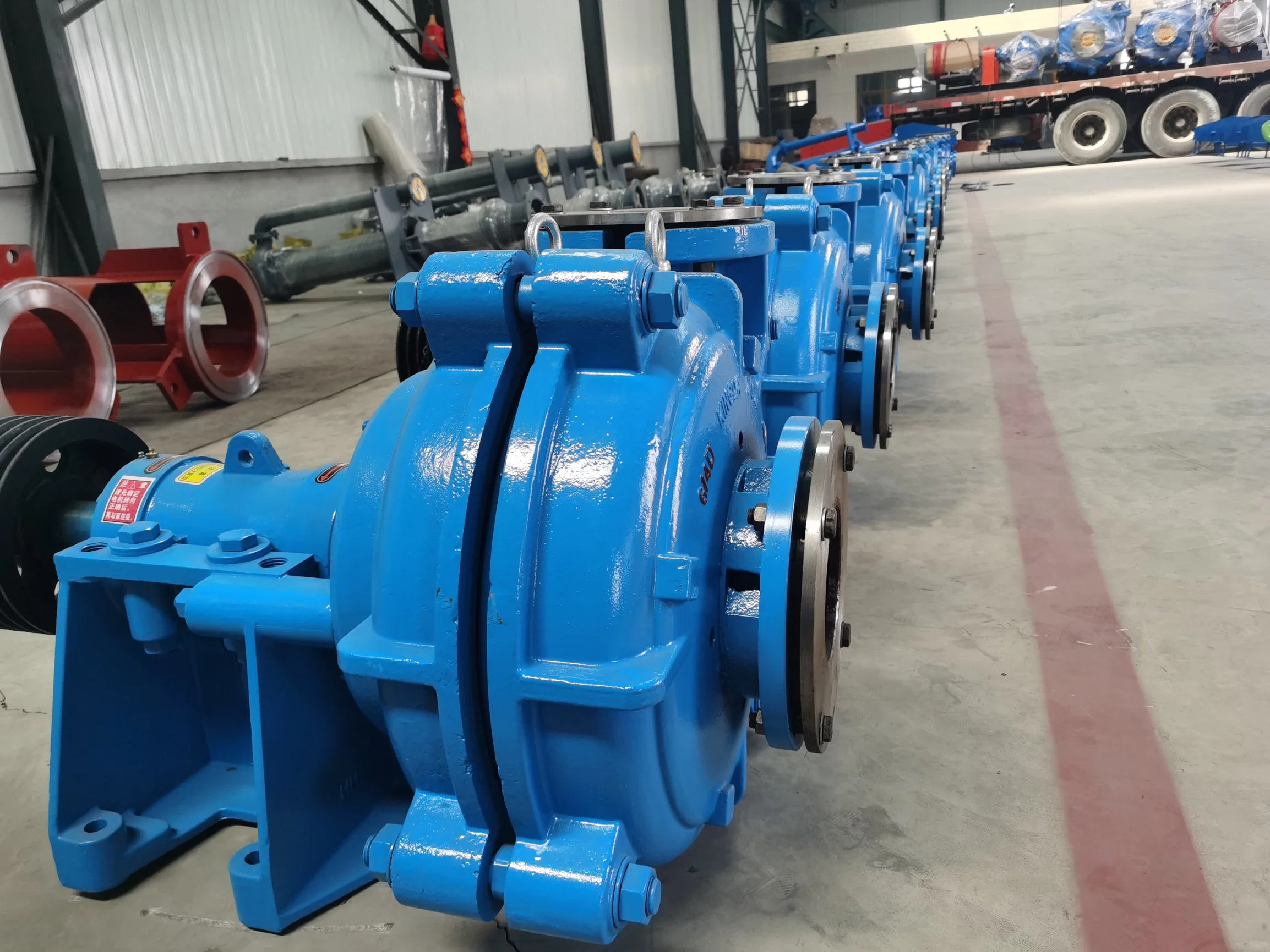 Slurry Pump Mission Corrosion Resistant Metal Liner Slurry Pump for Chemical Liquid with CE