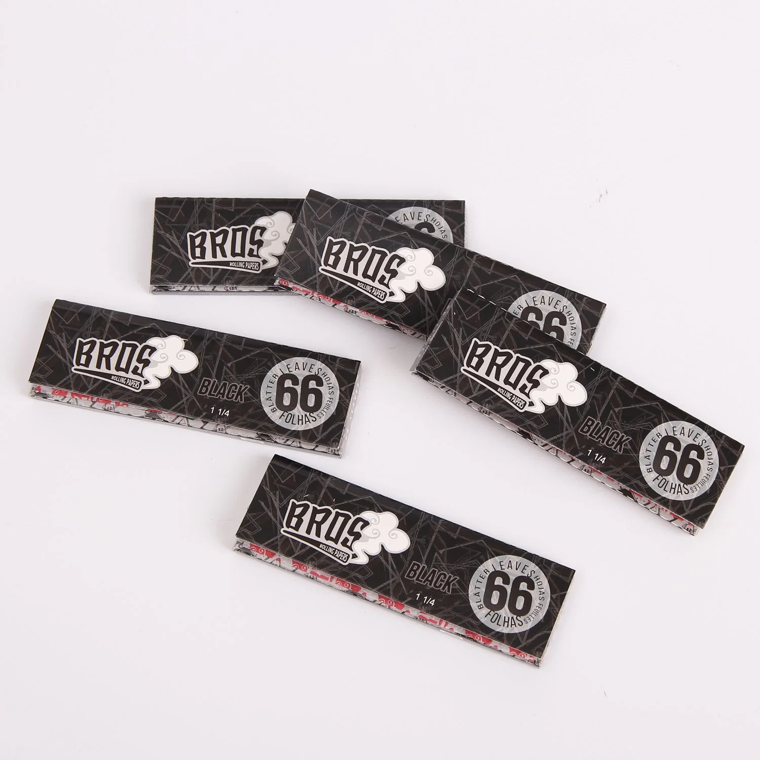 Bros Black 66 Series 78*44mm 66L Slow Burning Rolling Paper