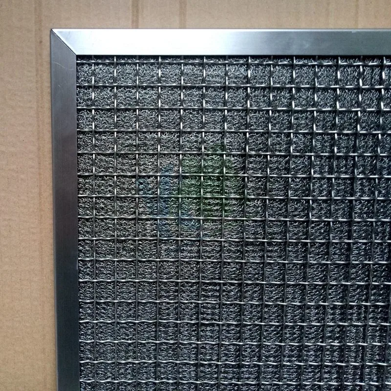 High Temperature Resistance Air Filter for Boiler and Heat Proceeding with 304 Frame + 304 Stainless Steel Mesh