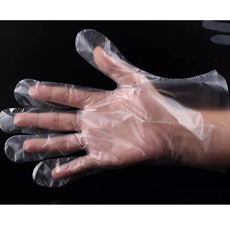 Factory Hot Selling Food Preparation Plastic Gloves Wholesale/Supplier PE Disposable Gloves