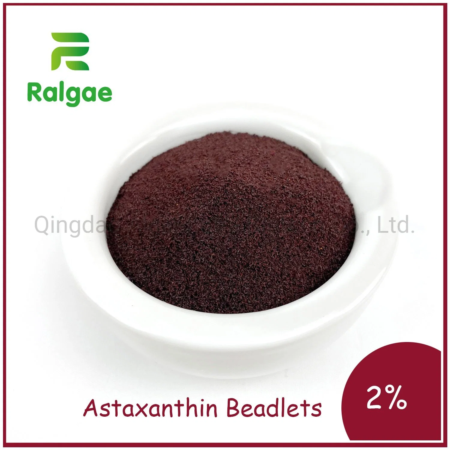 2% Content Astaxanthin Algae Beadlets Cold Water Soluble in Bulk Astaxanthin