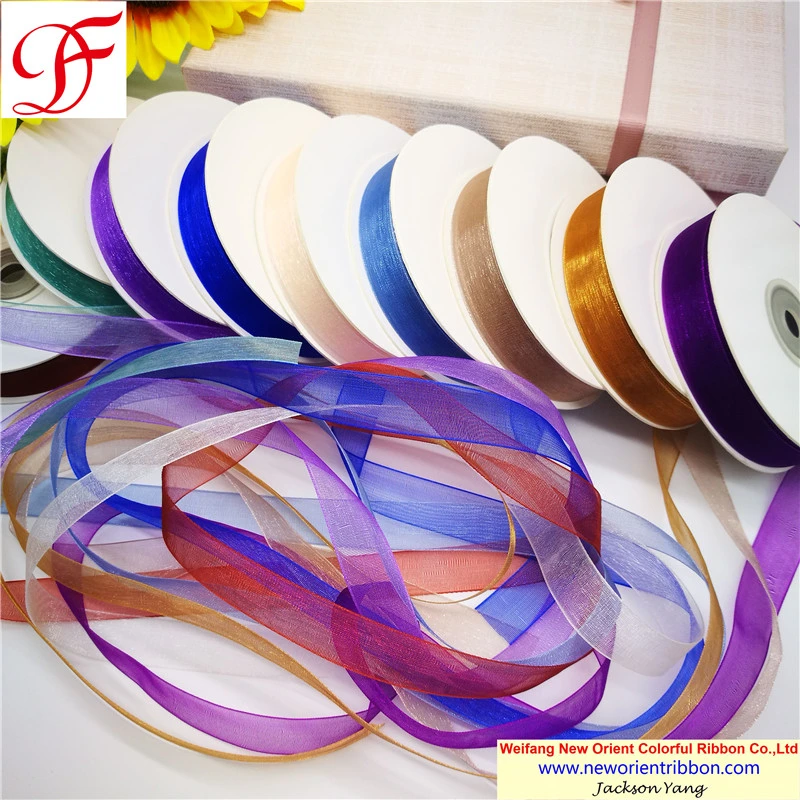 Nylon Sheer Organza Ribbon for Wedding/Accessories/Wrapping/Gift/Bows/Packing/Xmas Decoration