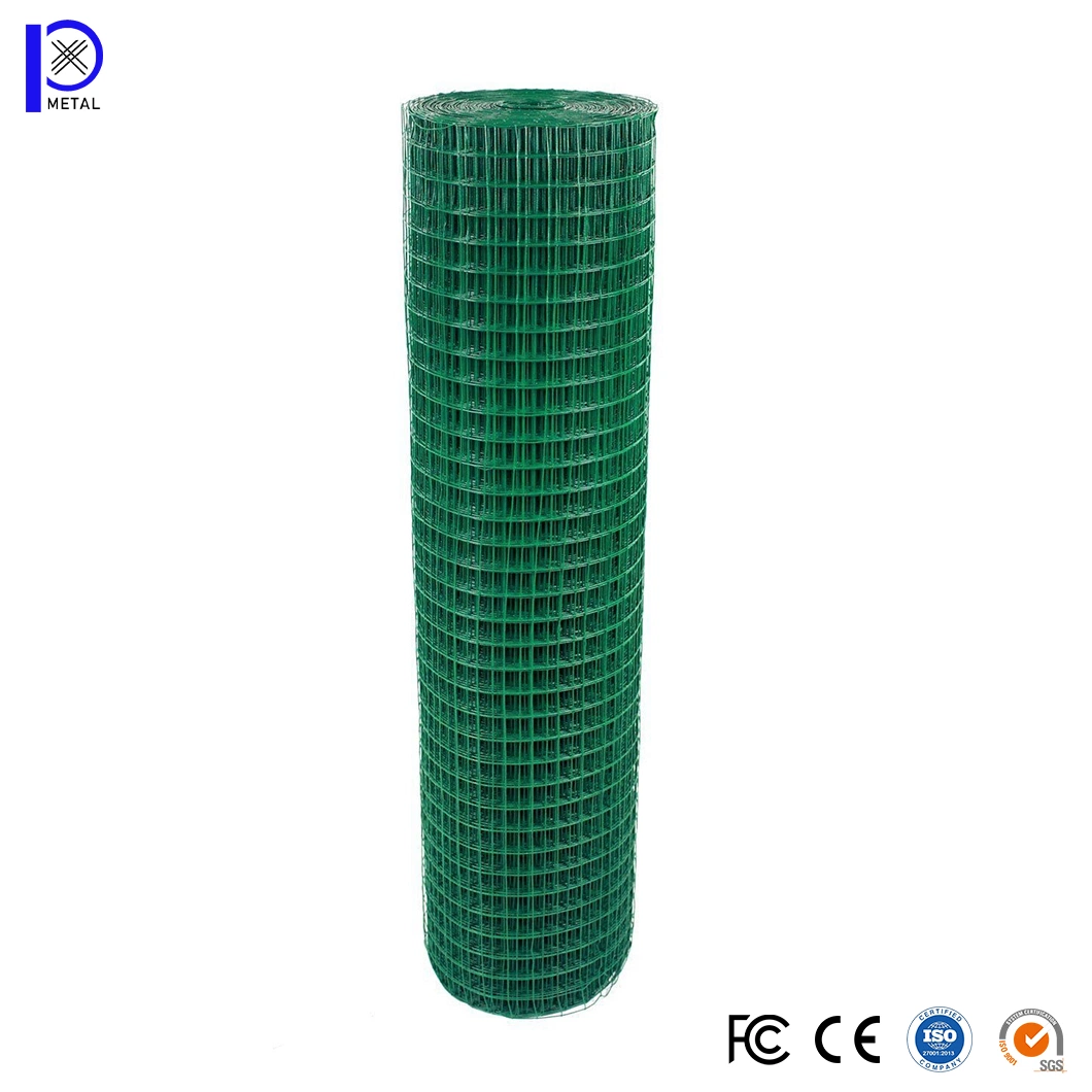 Pengxian 10.6 X 10.6 mm Green PVC Coated Wire Fencing China Manufacturing 100 X 100 Welded Mesh Used for Black Chicken Wire Fencing