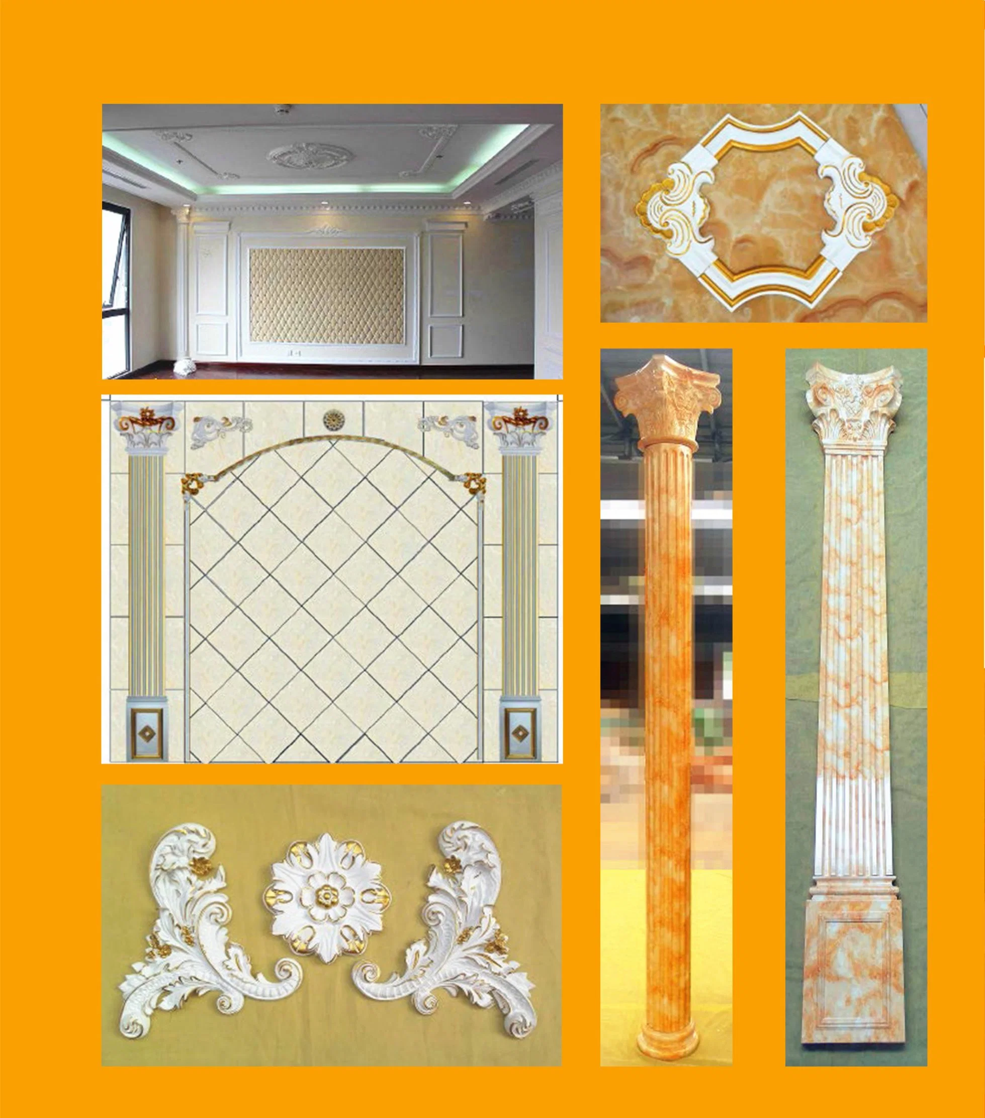 Wall Decorative Panel Moulded Polyurethane Foam for Building Decoration