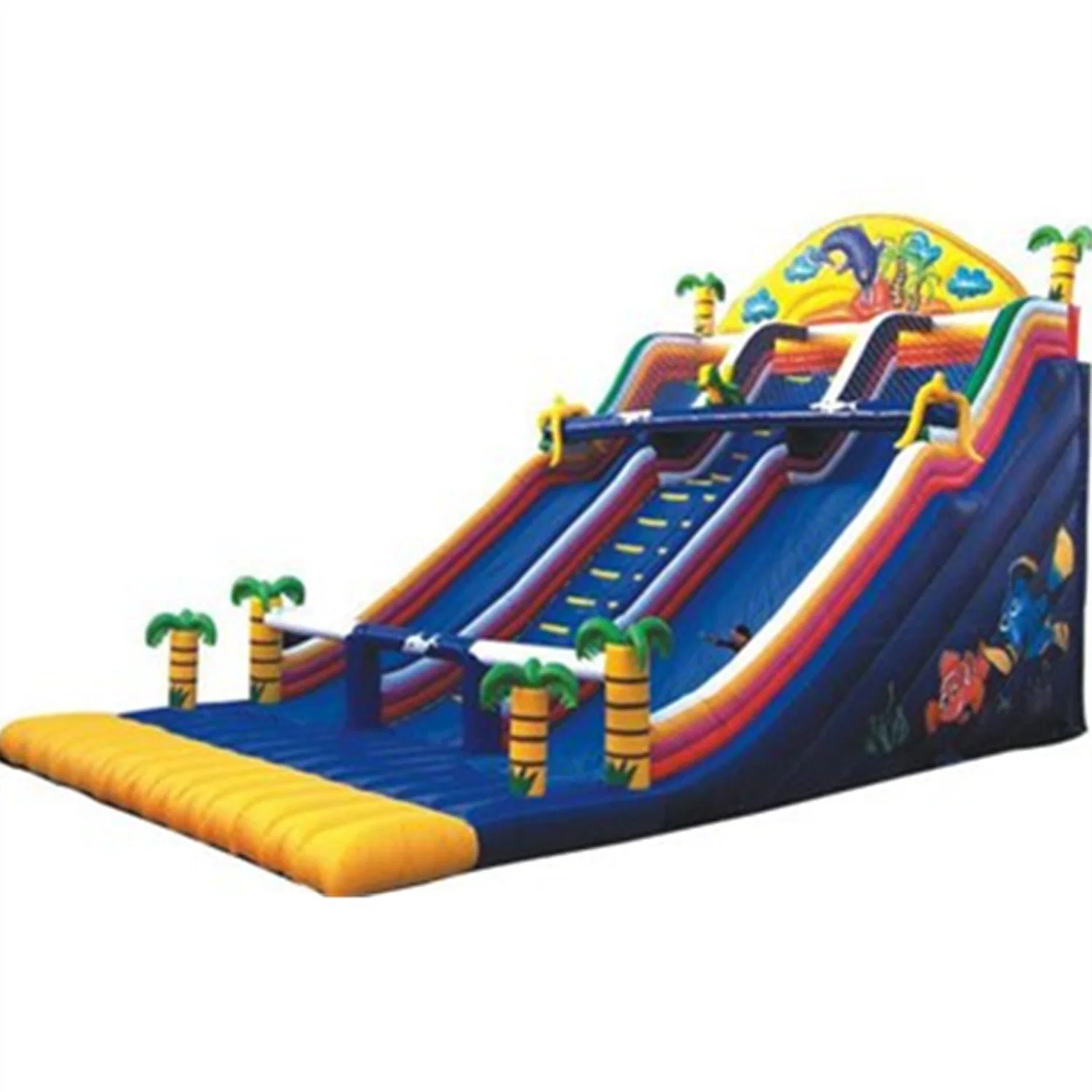 Equipo personalizado de parque de atracciones inflable Castle Toy Slide 71CB