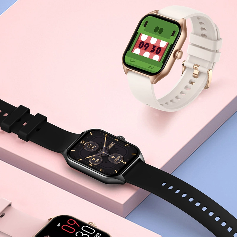 التحكم بالموسيقى قم بالاهتزاز التقط الصور ابحث عن سطوع شاشة عرض تقسيم الهاتف المحمول Smart Watch مع وحدة التشفير