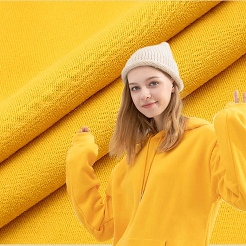 Customized Color Polyester Cotton One Side Brush One Side Anti Pilling Knit Polar Fleece Fabric