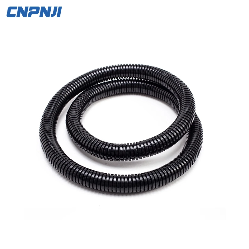 Corrugated Hose Plastic Tubes Corrugate Pipe Bellows Pipe Nylon Tube High Quality Black Nylon Electrical Corrugated Hose