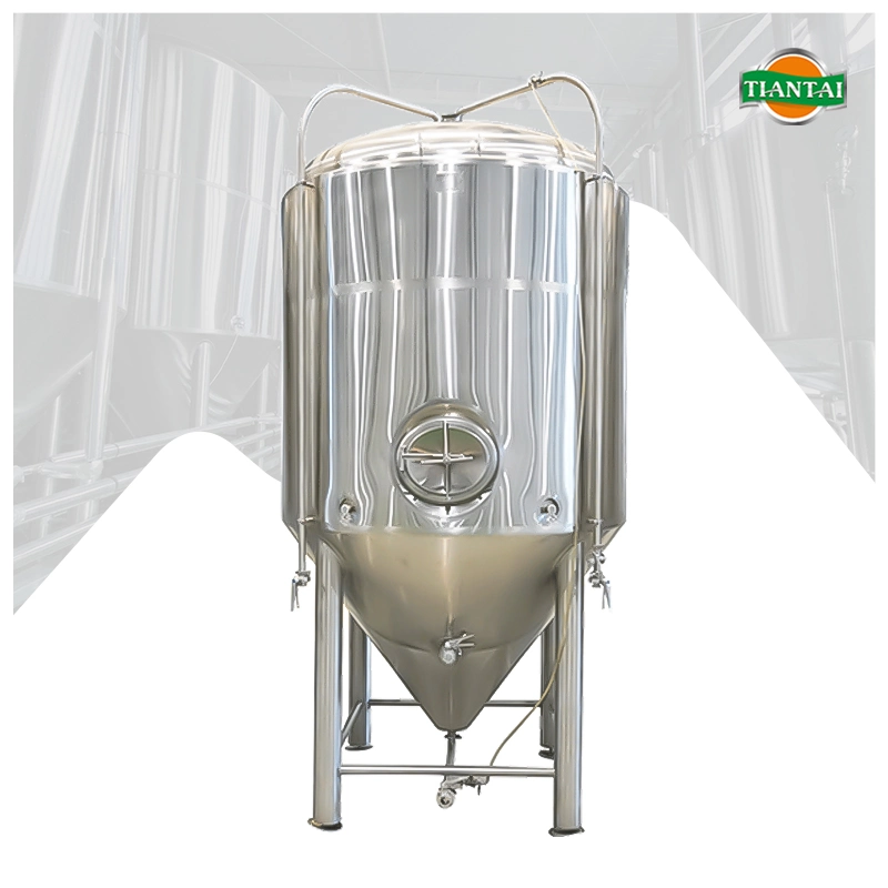 3500L Top Manway Side Manway Jackted Insulated Fermenter for Beer