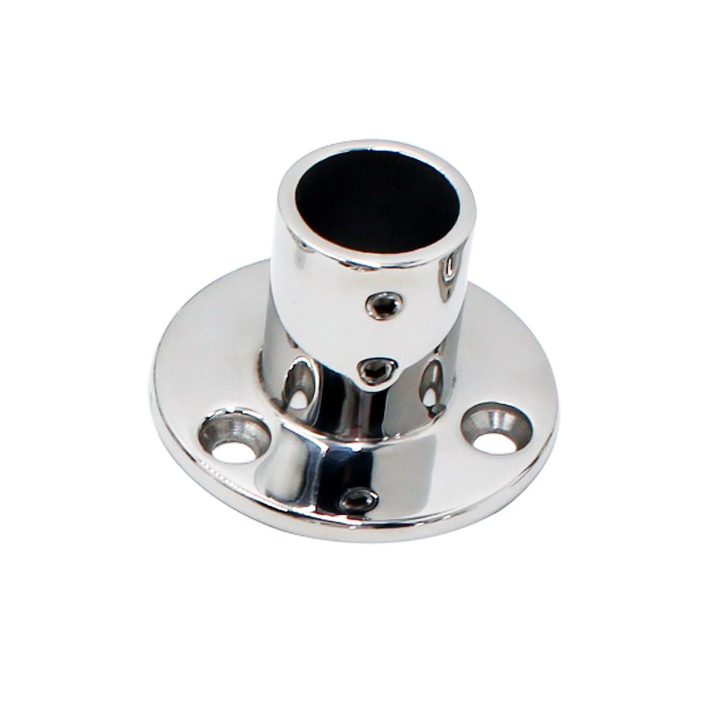 Marine Hardware Handrail Round Pipe Base 22mm Boat Fittings Yacht Accessories Boat Accessories