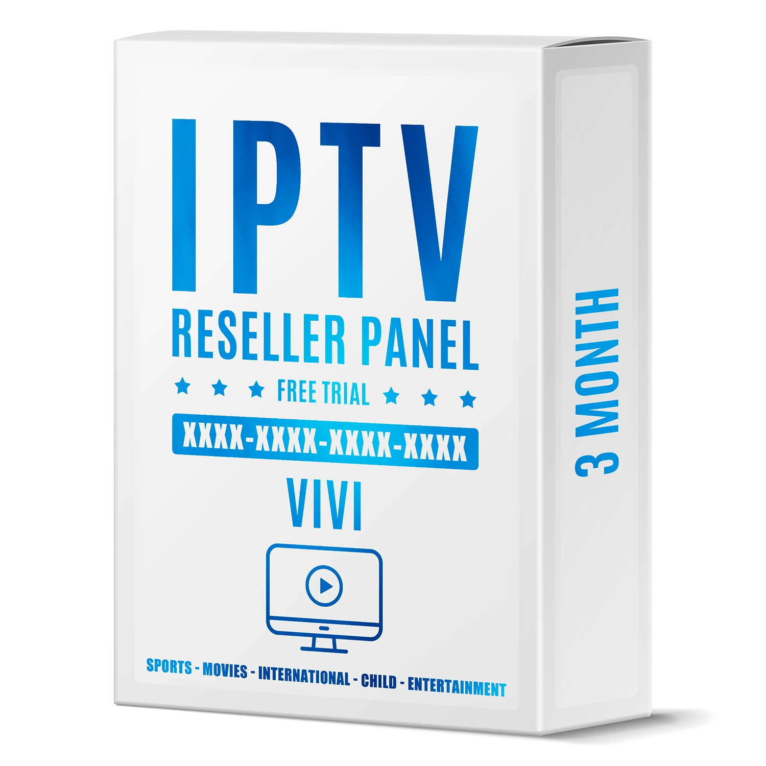 3 meses de 2022 Lista Mundo IPTV Prueba gratuita de código de Android Tvbox Decodificador Vivi Panel Reseller Firestick 4K M3U Suscripción IPTV