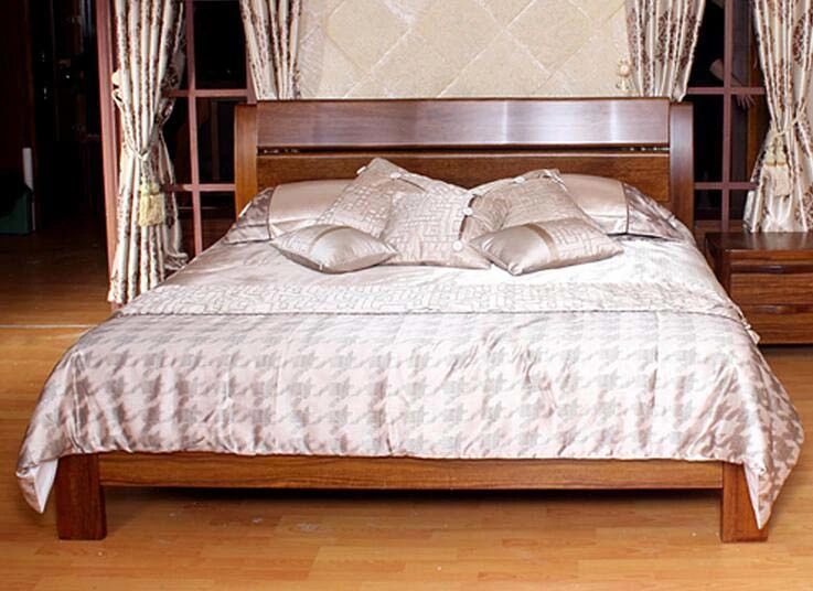 Cama de madera maciza Camas modernas (M-X2225)