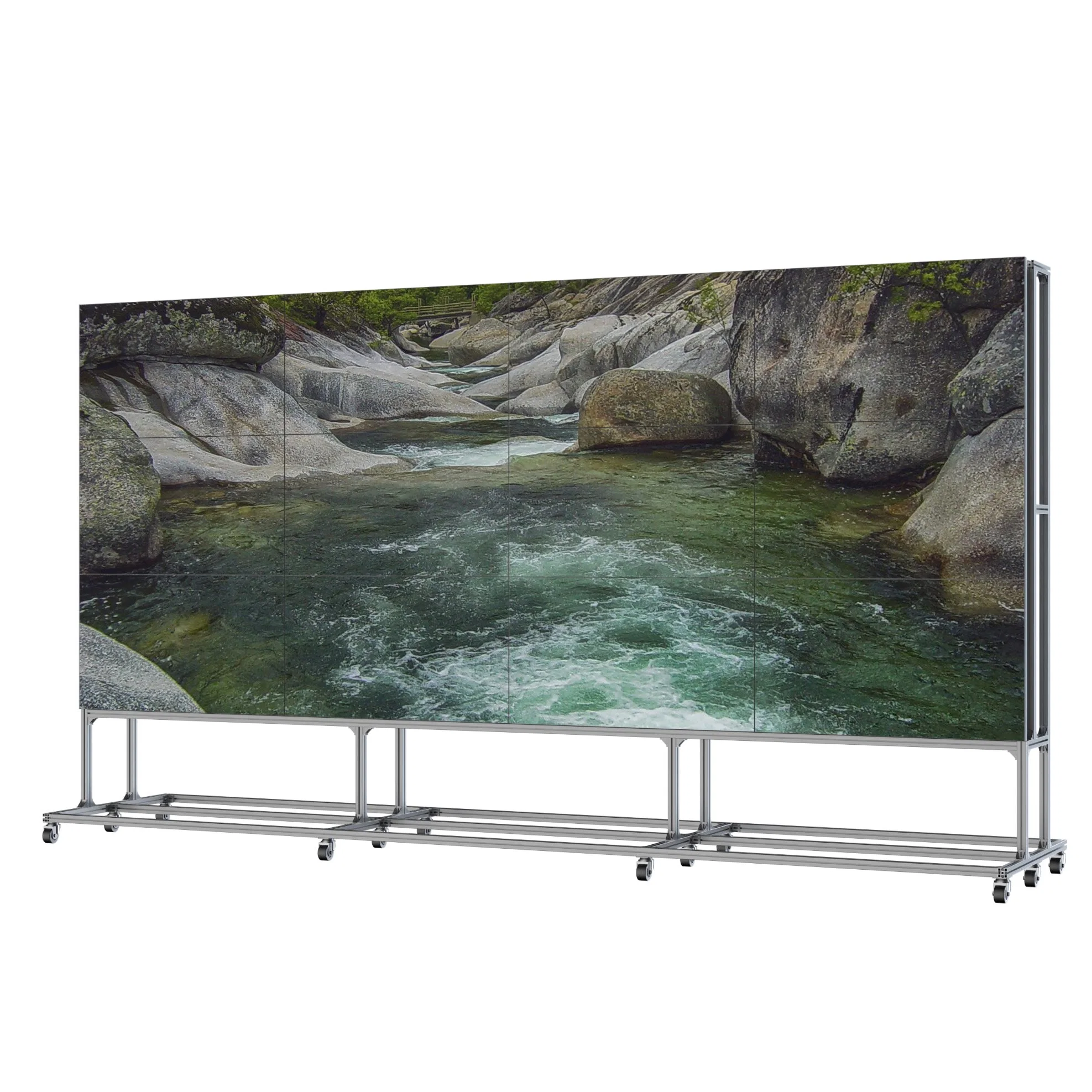Wall Mount Full Color LED Display Module Zoo Free Indoor Video Wall Full HD 1080P 4K Digital Signage Advertising LCD Panels