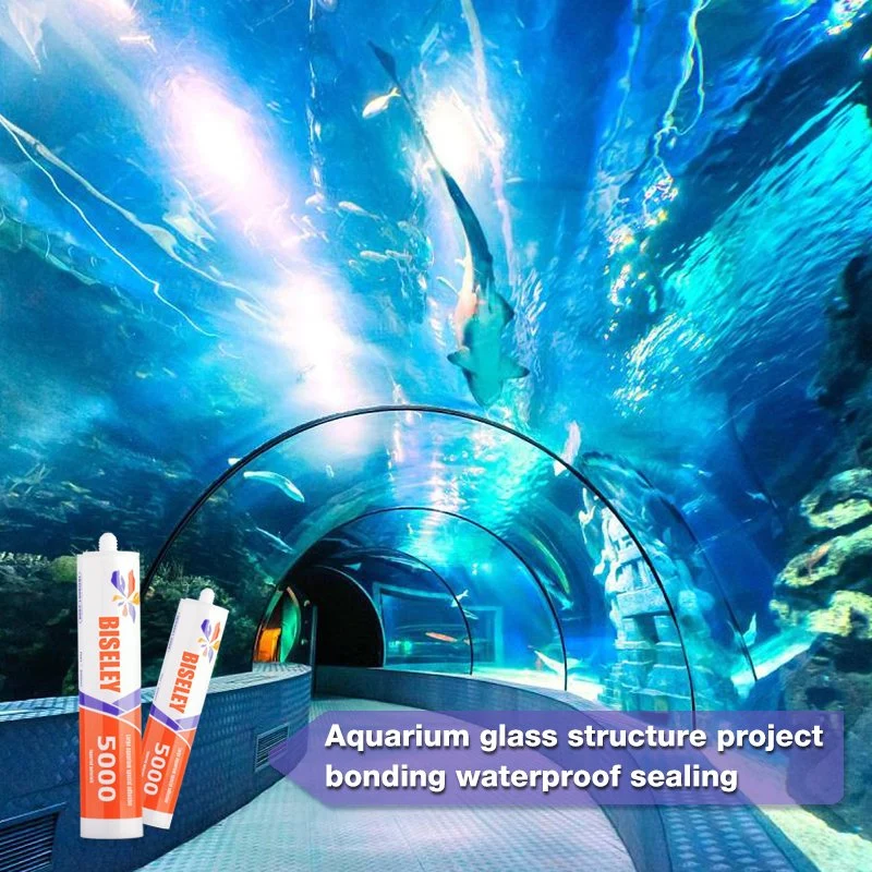 High Performance Silicone Acetate Sealant Adhesive for Large Glass Buildings and Aquarium Projects Excellent Adhesion and High Modulus Structural Glue