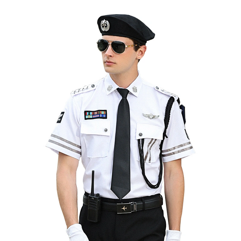 Factory Customized Security Guard Work Policey Shirt Tc Uniforms with Logo