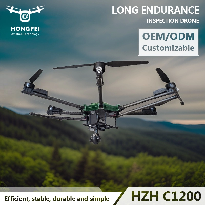 Charge utile de 3 kg 6 Axis Drone UAV pour la patrouille de sécurité Hongfei Surveillance de la patrouille surveillance UAV Prix de vente