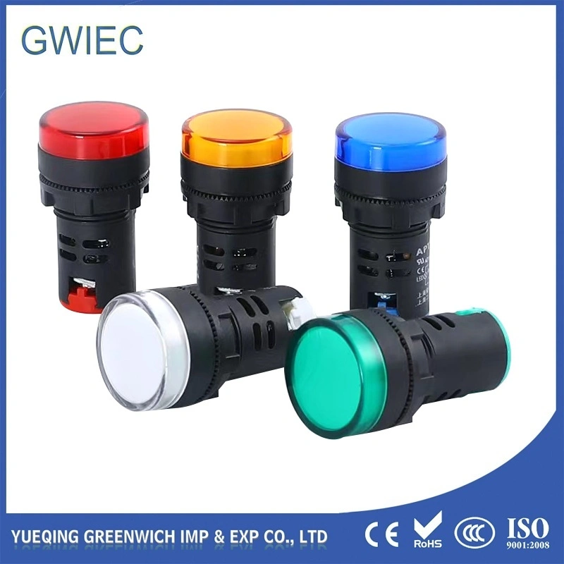 Good Price Green Blue Push Button Switch LED Pilot Light Indicator Lamp