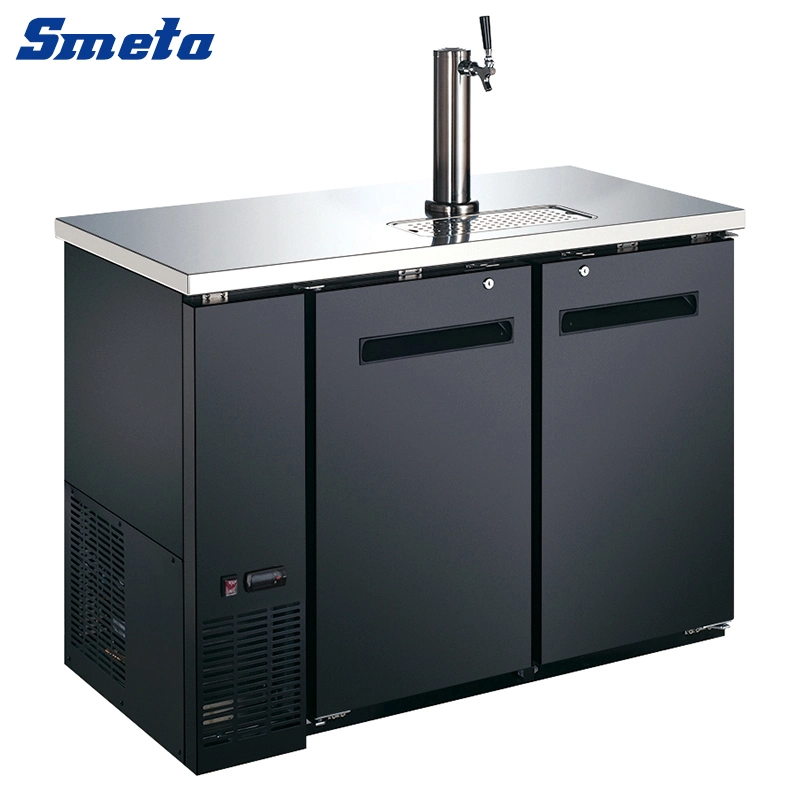 Smeta 335L refrigerador de barril de cerveza comercial nevera con grifo dispensador