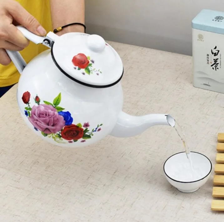 Direct Factory Household Enamel Color Water Cup Set Water Set Teapot Cool Gift Kettle Set