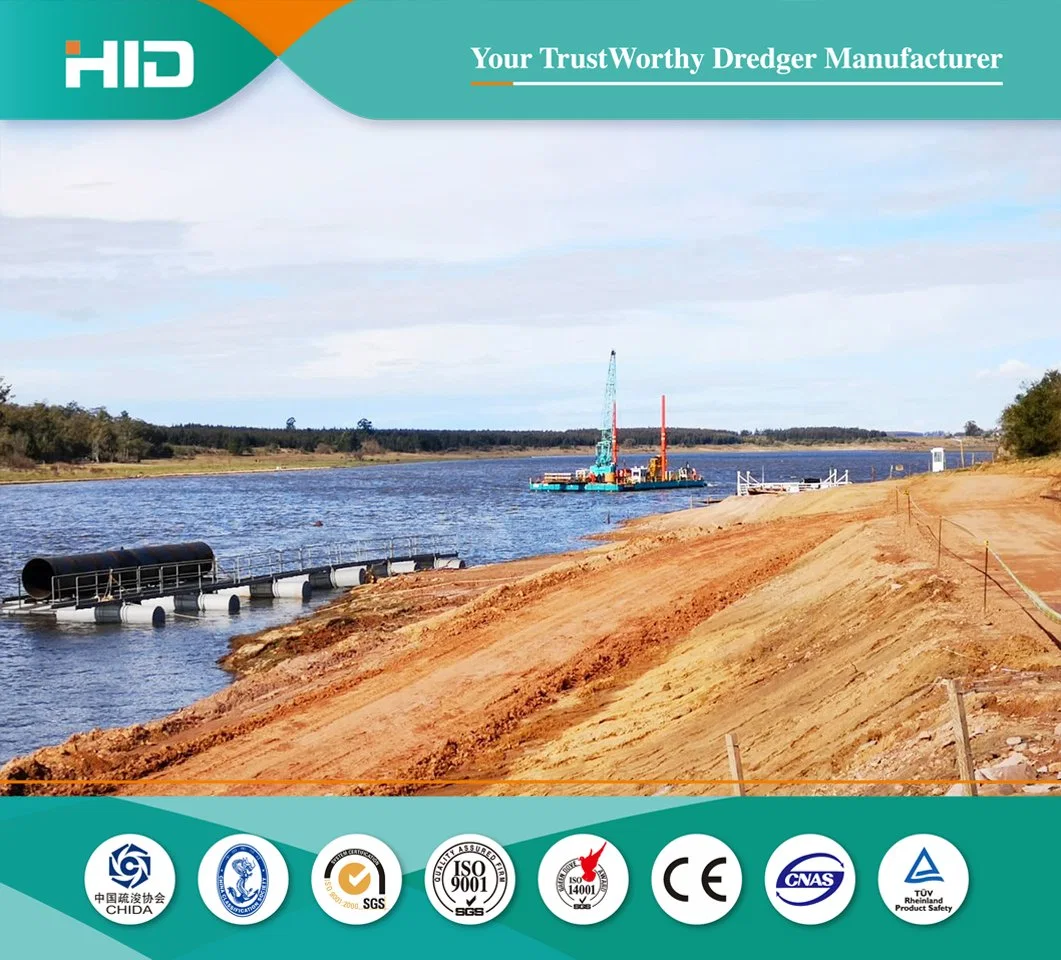 Modular Pontoons Work Floating Platform 100t-800t Loading Capacity Heavy Equipment Carrier Floating Barges