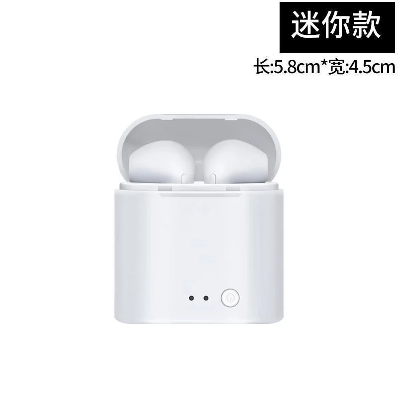 Popular I7 Mini Tws 5.0 Earbuds Wireless Charging Bluetooth Touch Control Earphone