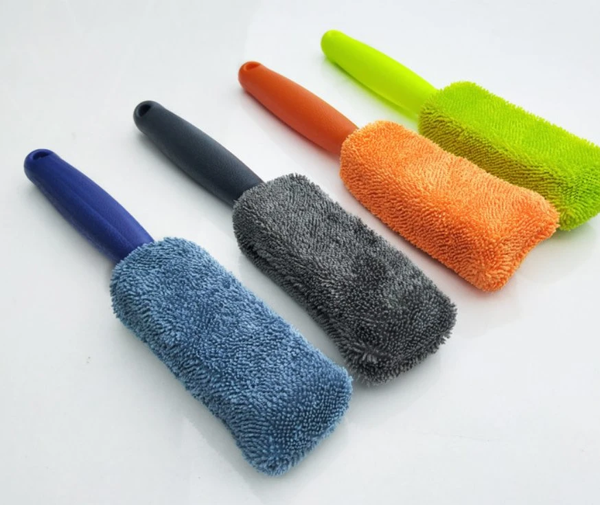 Microfiber Rapidly Cloth Car Wheel & Tire Cleaning Wash Brush