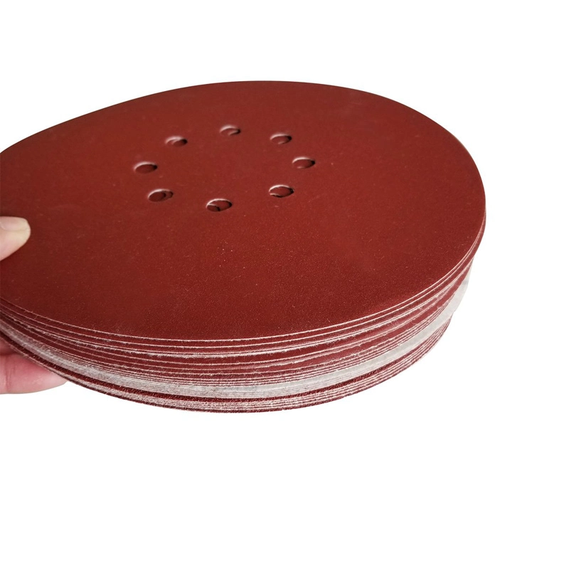 Quick Change Diameter 9inch 225mm Sanding Aluminum Oxide Paper Disc for Sanding Wood Rubber