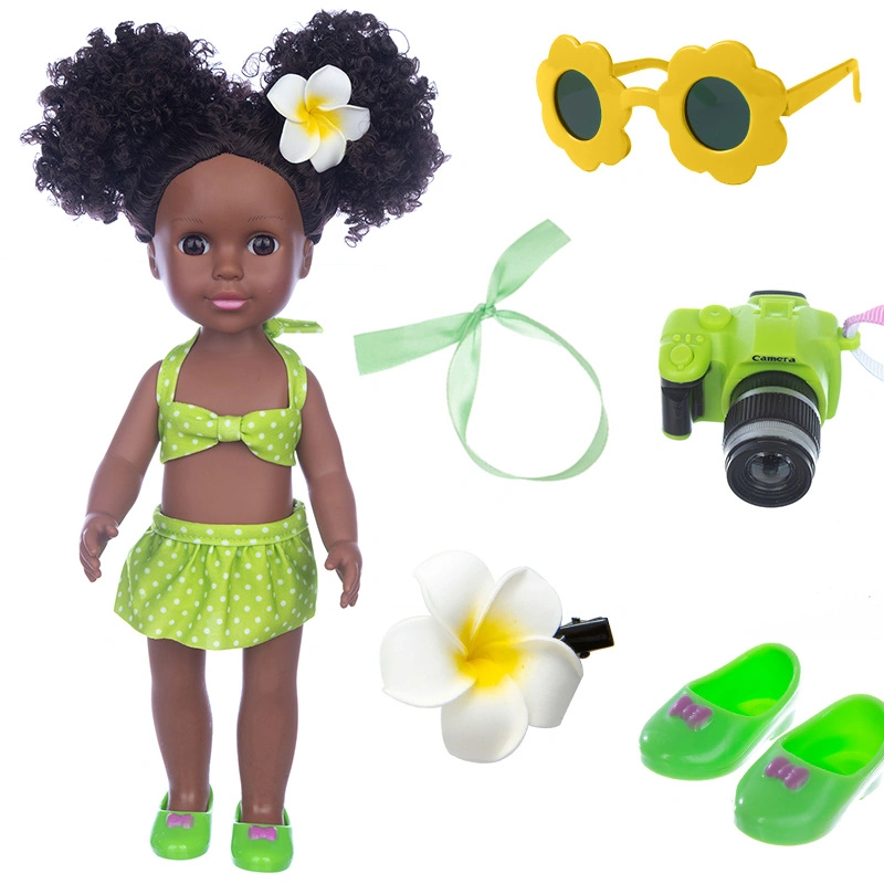 Nouveau 18 pouces à corps mou nouveau-né Baby Doll Vêtements Accessoires Ensemble de jouet pour enfants