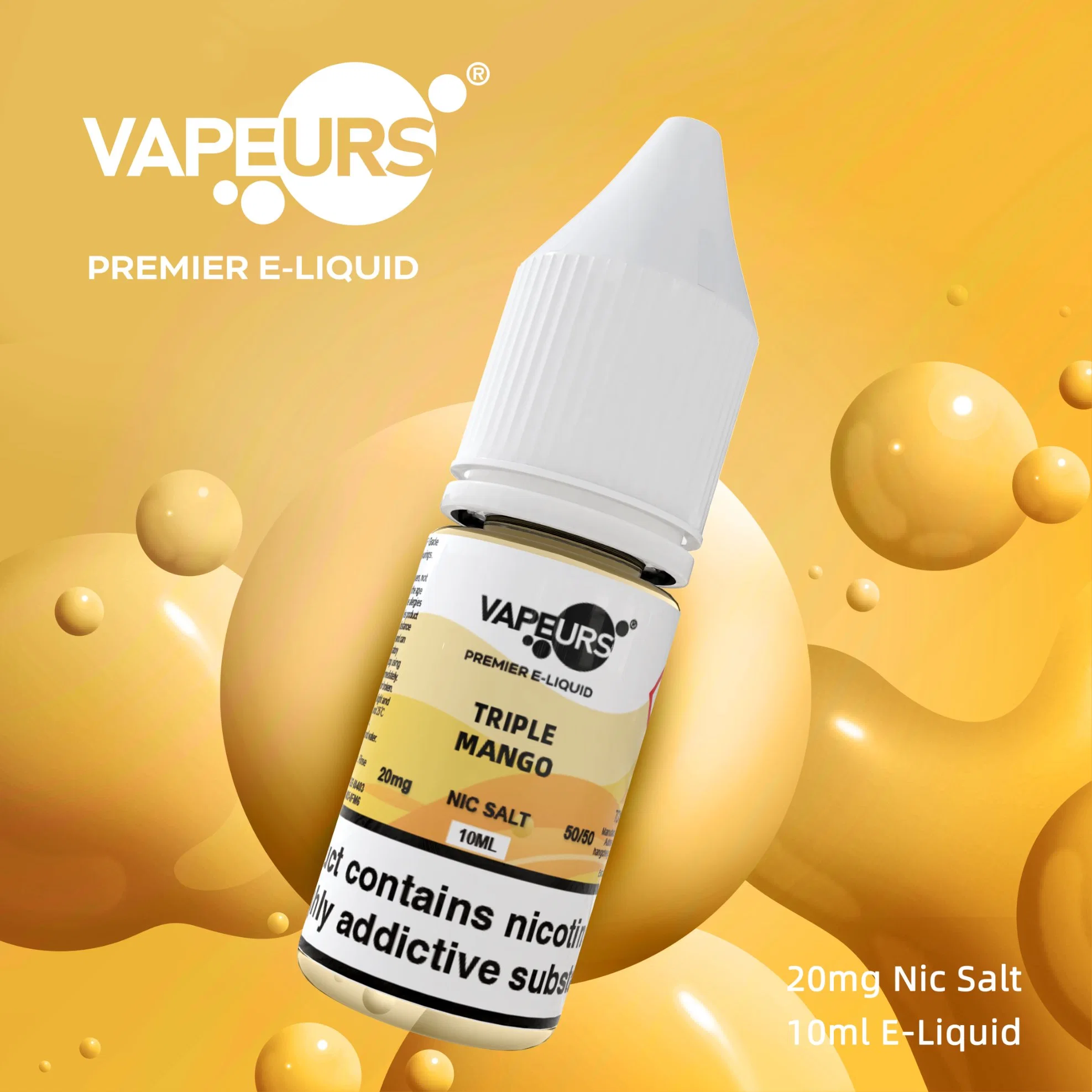 Vapeurs 10ml Tpd Wholesale/Supplier Vape Juice Eliquid Flavor Concentrate Premium E Juice Factory Price