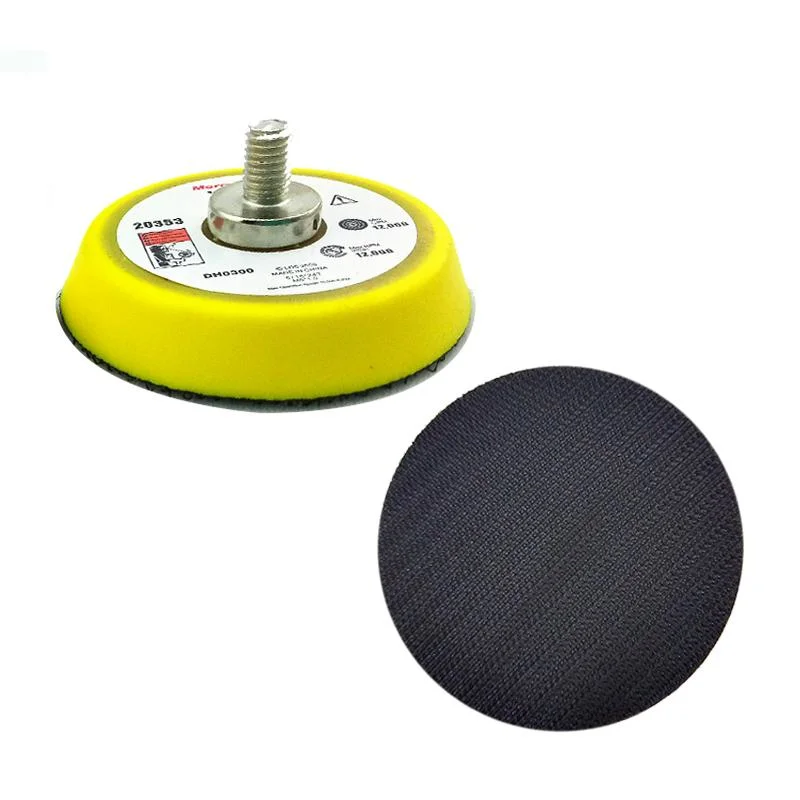 Polishing Pad with Hairy Hook and Leather Surface Suitable for Pneumatic Grinding Equipment