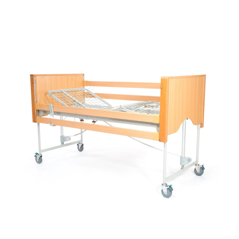 Mobilier médical de santé en bois pliage manuel de lit de personnes âgées barre de saisie Équipement de soins infirmiers