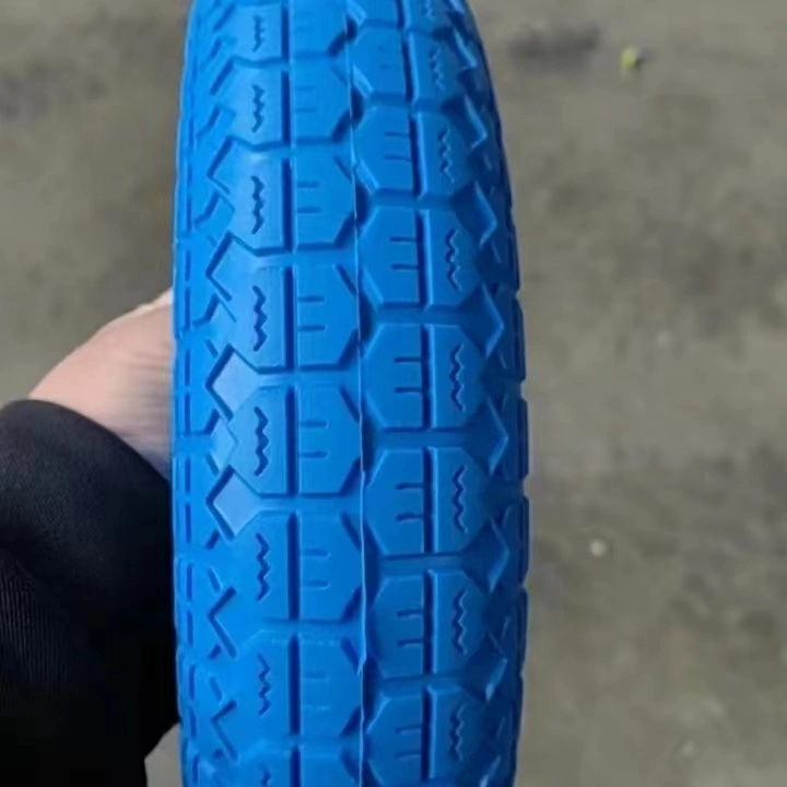 Wholesale Hardware Fitting Rubber Plastic Steel Plate Blue Wheel