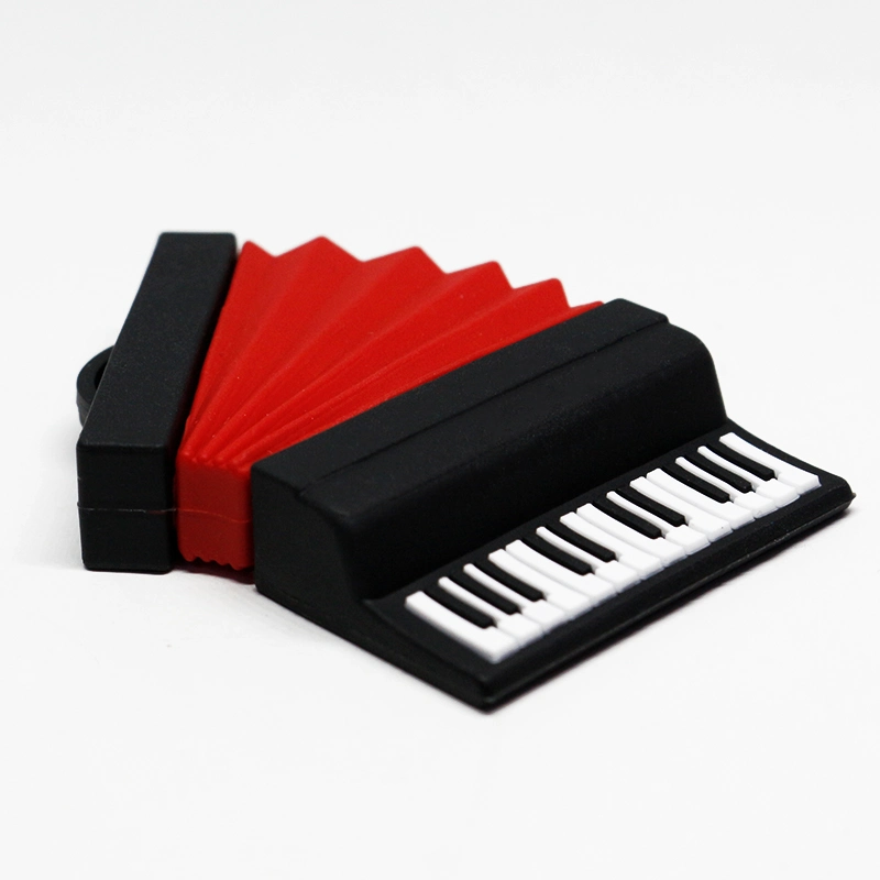 Custom Shape Musical Instruments Accordion PVC USB Flash Drive USB Drive USB Stick Pen Drive USB