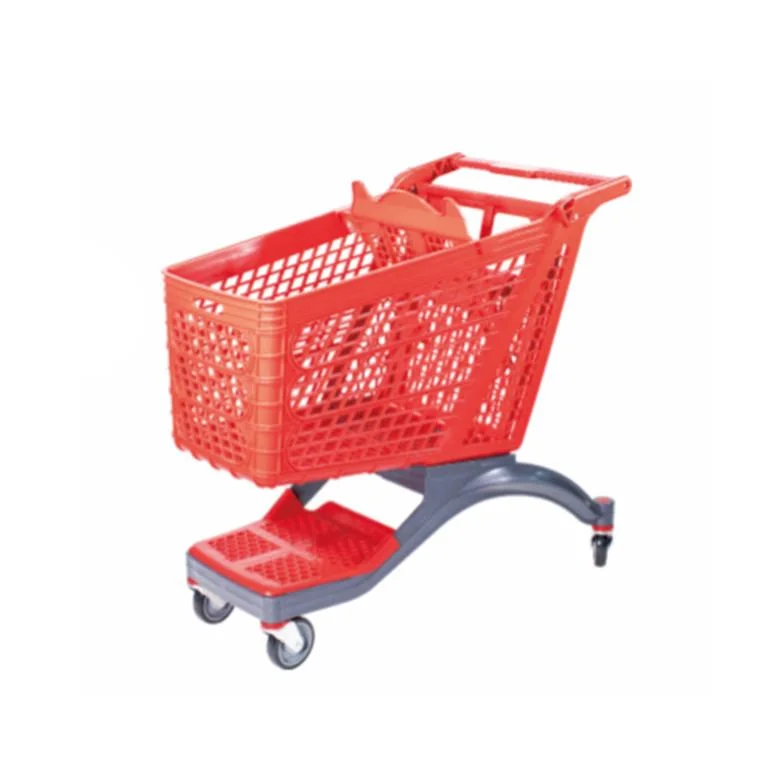 Factory Made Plastic Supermarket Shopping Trolley