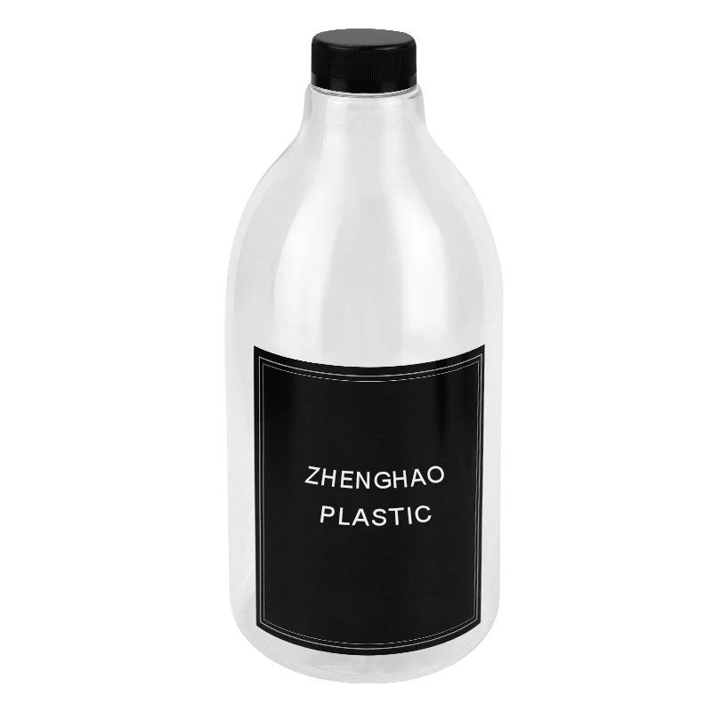 2L Bouteille en plastique de détergent liquide de nettoyage pour lessive à la main avec pompe de 15cc.