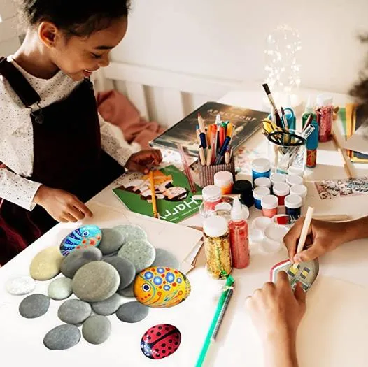 Painting Rocks, nature Pebble, jouets pour enfants, Bricolage, pierres décoratives, cadeau d'artisanat