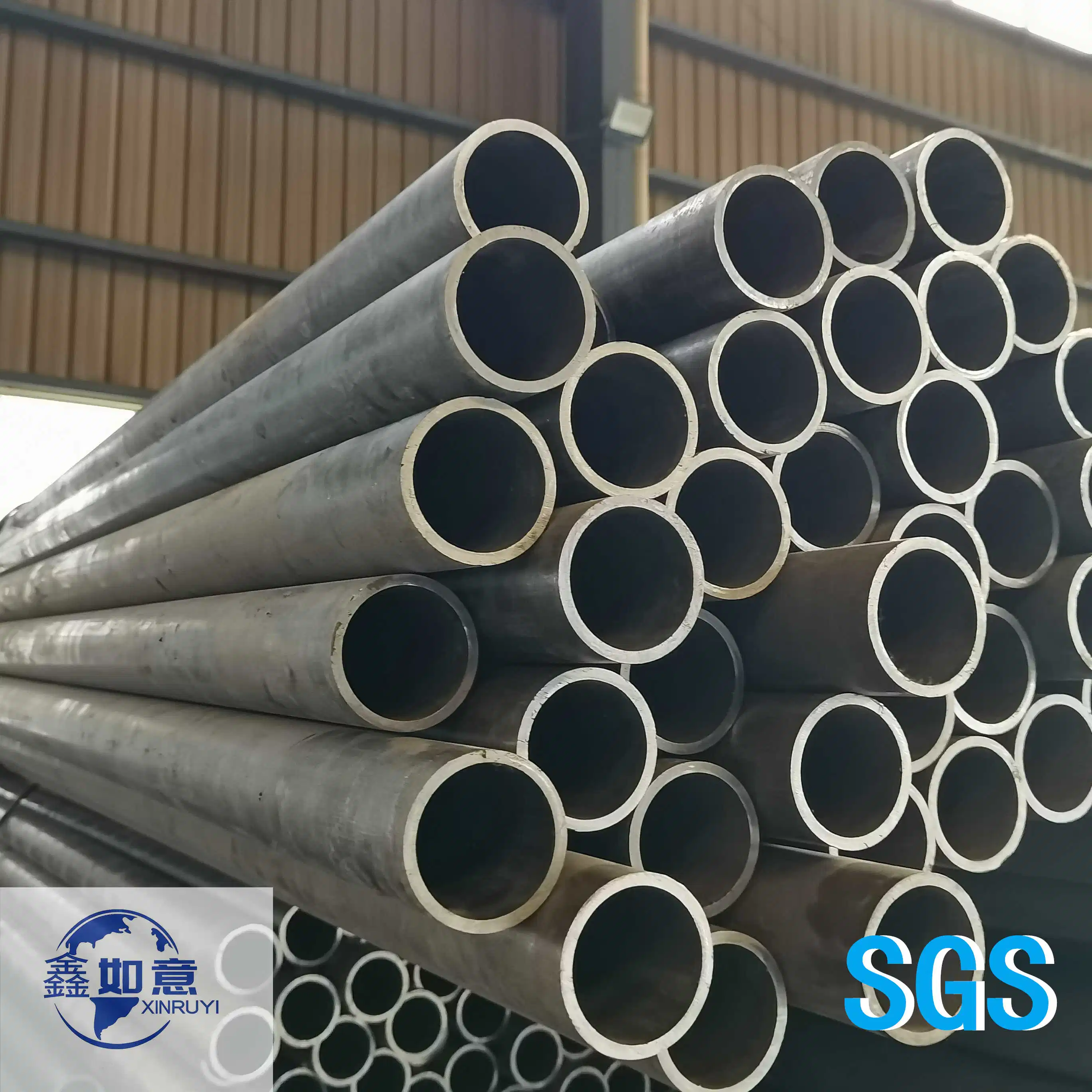 Hydraulic Cold Drawing with Inner Core Rod DIN 1629 St52 St37 St42 Round Square Rectangular Special Shape Hollow Sections Pickling Bks Seamless Steel Tube