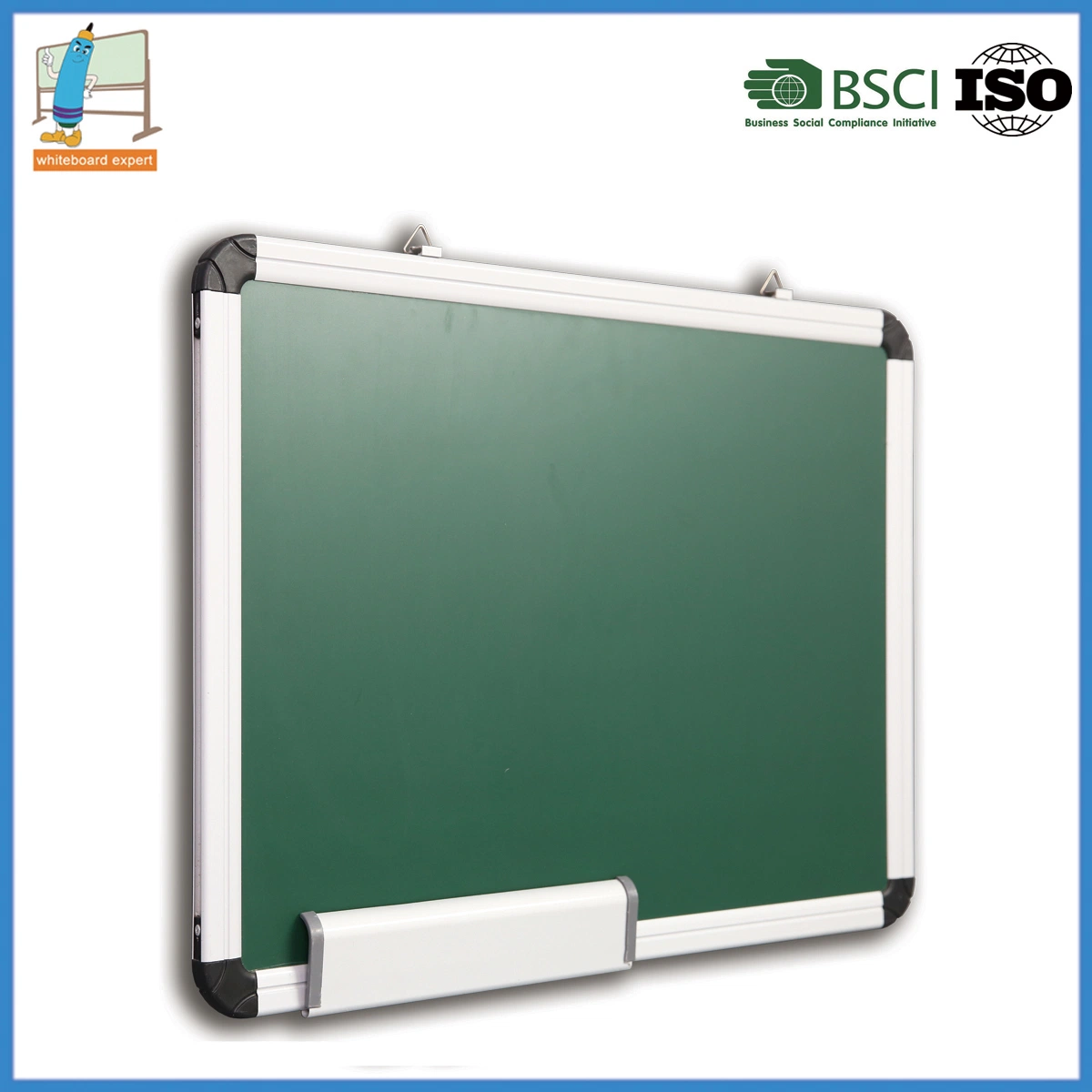 Lockable Chalk Board Customized Surface Aluminum Frame Writing Board Notice Board Case