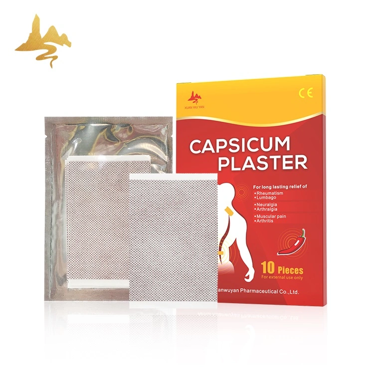 Medical Disposable Feminine Cervical Spine Pain Relieving Hot Chili Plaster