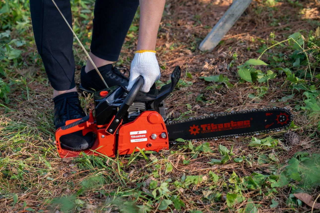 40,2cc Motosierra estratificada con estructura de la compactación