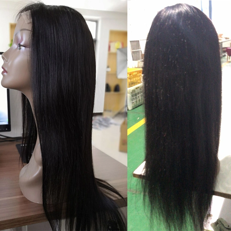 Wholesale Brazilian Human Hair Lace Front Wig 13*6 150% High Density Natural Hair 16 Inch Straight