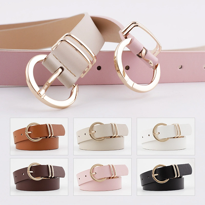 Wholesale/Supplier New Style Customizable Fashion Dress PU Belt for Women 28mm Adjustment Belt