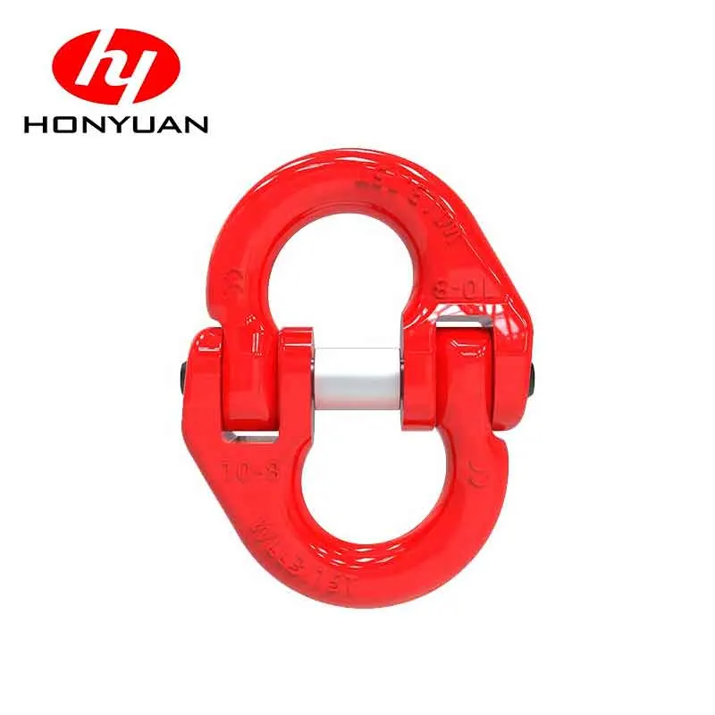 CE Alloy Steel G80 European Type Drop Forged Lifting Chain Connecting Link