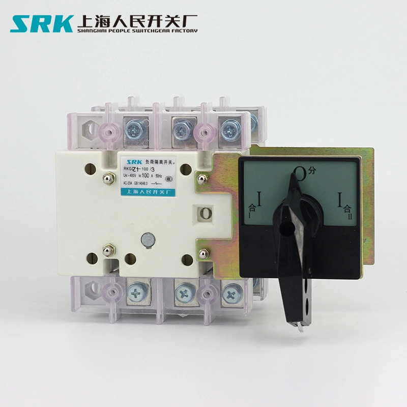 Factory Supply 10A-3200A 3 Pole 4 Pole Dual Power Changeover Mts Residential Manual Transfer Switch