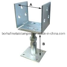 T Bland Post Support U Cup Post Support Angle Type Post Support Heavy Duty Galvanised L Type with Pin Fence Post