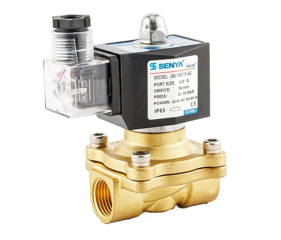 2/2 Vía 2W200-20 G3/4 Válvula Solenoide de Agua de Latón Eléctrica de Accionamiento Directo 24V Valvula Solenoide