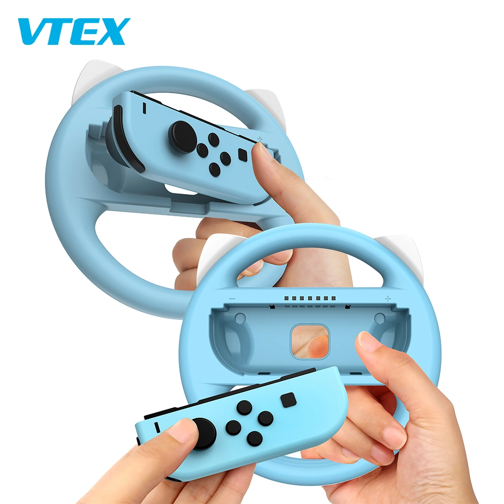 China Wholesale/Supplier Price Best Gift Cute Steering Wheel Shape Portbale Wireless Kids Game Handle