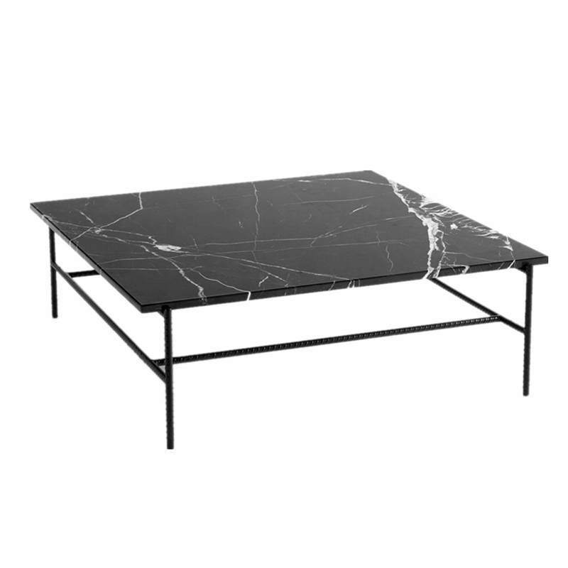 Chinese Black White Marble Stone Table for Bar Top